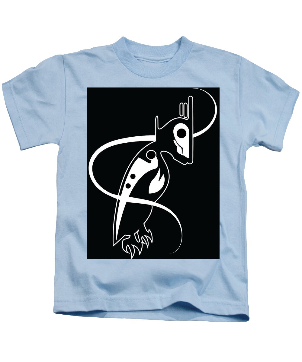 Skull Bird - Kids T-Shirt