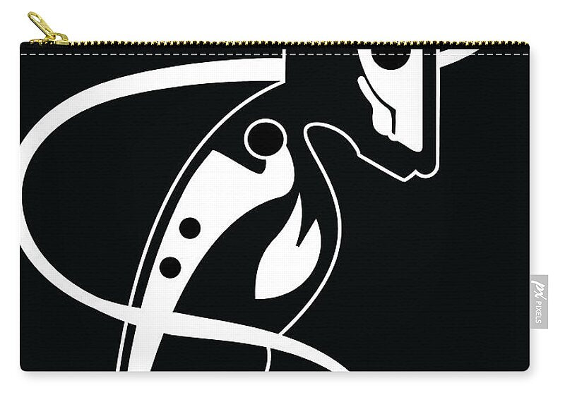 Skull Bird - Zip Pouch
