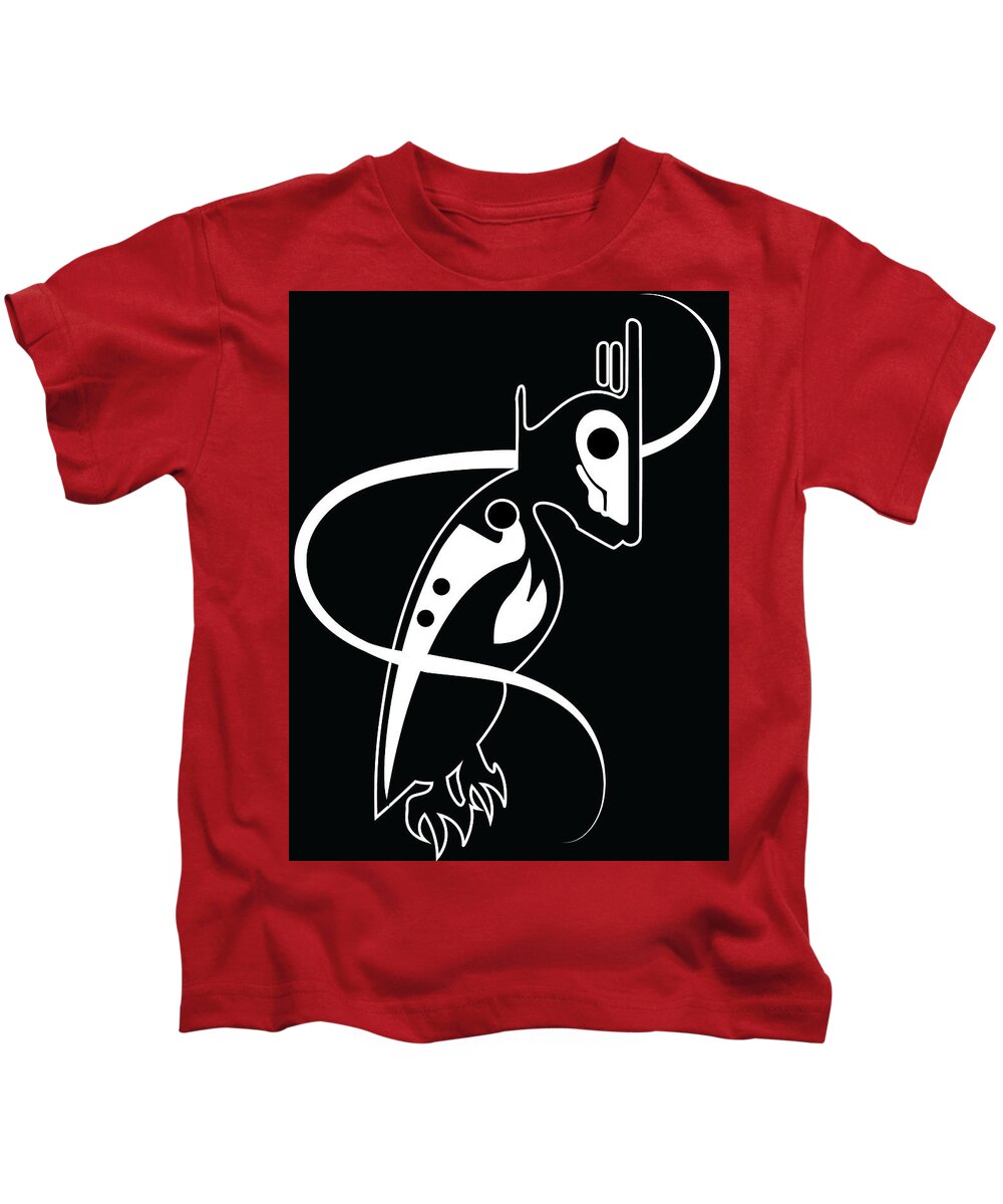 Skull Bird - Kids T-Shirt