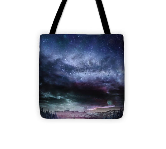 Space Landscape - Tote Bag