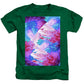 Trippy Pink and Blue Fractal - Kids T-Shirt