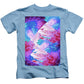 Trippy Pink and Blue Fractal - Kids T-Shirt