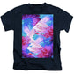 Trippy Pink and Blue Fractal - Kids T-Shirt